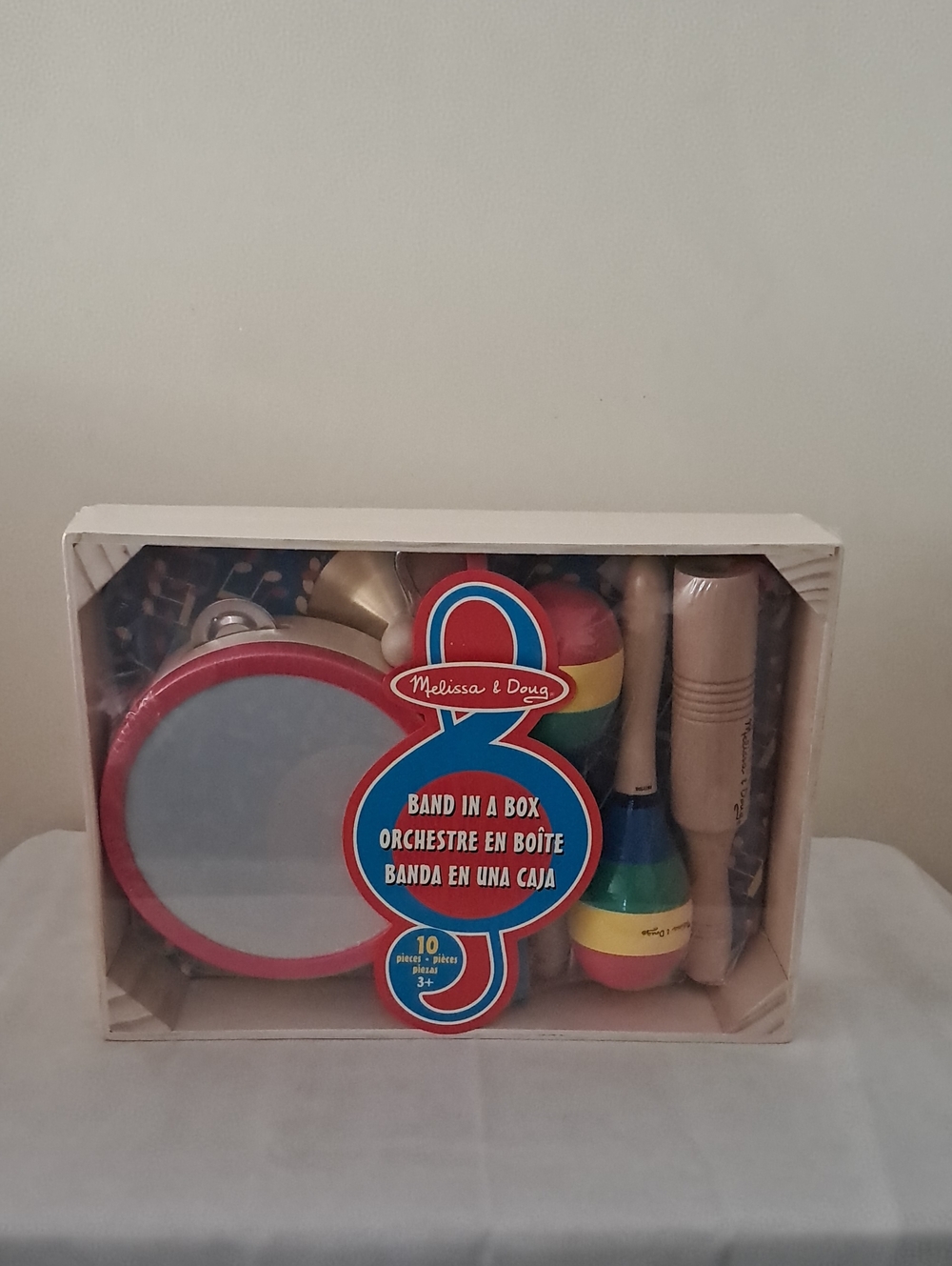 Melissa & Doug Multicolor Wooden Band 10 Piece Set